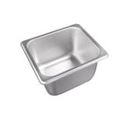 Thumbnail image #1 for CAC China STPS-S25-4 1/6-Size Stainless Steel Solid Steam Pan, 4" Deep, 25 Gauge Case of 48