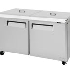 Thumbnail image #1 for Turbo Air M3 MST-60-24-N-RC Sandwich/Salad Prep Table, 2-Door, 24-Pan, Rear-Mounted Self-Contained, 60-3/8"W