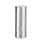 Thumbnail image #1 for Libbey Sonoran 6703 Pepper Shaker, 1-1/4" Diameter x 3-1/2"H, Stainless Steel, Hammered Finish