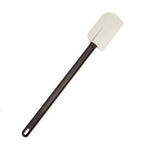 Thumbnail image #1 for Matfer Bourgeat Elveo 113745 Spatula, 17-3/4"L, square-angle paddle blade, flexible, black handle