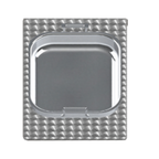 Thumbnail image #1 for TableCraft Products CW1038CSS Stainless Steel Hot Food Template, 13-1/2" x 21-5/8", Circle Swirl Finish