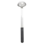 Thumbnail image #1 for TableCraft Products AM5312BK Antimicrobial 2 oz Stainless Steel Ladle with Black Handle, 2-7/8 x 2-1/2 x 12-5/8 Case of 6
