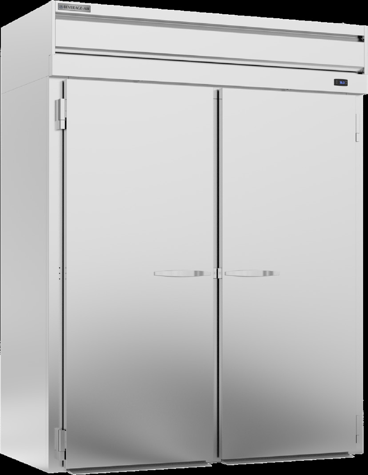 Product image #5 for Beverage-Air P-Series Extra Tall Two-Section Roll-In Refrigerator with Solid Doors