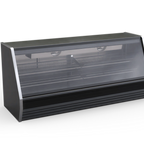 Thumbnail image #1 for Hussmann Evolve NAV8A Self-Contained Open-Air Service Merchandiser with Stainless Steel Top, Double-Tempered Glass, 3 Display Levels