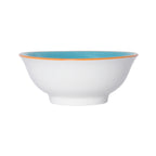 Thumbnail image #1 for Mikasa Hospitality Sunday Brunch 5260152 Turquoise Porcelain Coupe Pasta Bowl, 5.25 in, 9.3 oz Case of 36