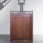 Thumbnail image #6 for Summit Commercial SBC682PNRTWIN 24-Inch Panel-Ready Stainless Steel Dual-Tap Beer Kegerator, 5.6 Cu. Ft., Built-In/Freestanding