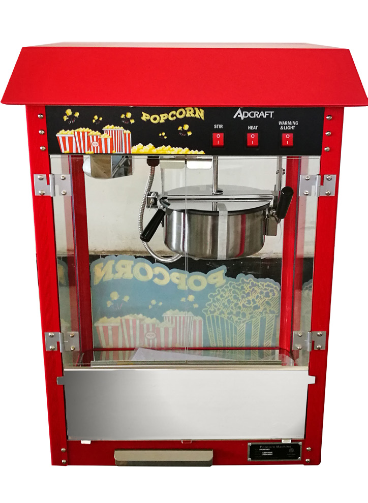 Product image #3 for 30-Inch Countertop Popcorn Popper Machine with 8-Ounce Kettle, Warmer Light and Deck