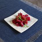 Thumbnail image #2 for G.E.T. Catalina - EGS B231056-CLB Square Melamine Plate, 5-5/8" Diameter, Light Blue Case of 6