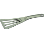 Thumbnail image #1 for Matfer Bourgeat Exoglass 112420 Slotted Pelton Spatula, 12"L x 3-1/2"W, Flexible Gray Composite