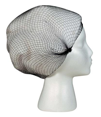Product image #2 for 24-Inch Black Lightweight Multi-Purpose Nylon Hair Net, 40 Denier, 1,440-Count Case