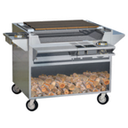 Thumbnail image #1 for Wood Stone Mt. Saint Helens WS-SFB-34 Shallow-Box Charbroiler, 34"W, Cast-Iron Grates, Stainless Steel Exterior