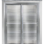 Thumbnail image #3 for Continental Refrigerator Designer Line D2RNSGD Two-Section Reach-In Refrigerator with Sliding Glass Doors and Top-Mounted Refrigeration