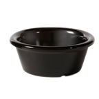 Thumbnail image #1 for G.E.T. RM-203-BK Melamine Fluted Cone Ramekin, 1-1/2 oz, Black Dozen Case of 6 Dozen