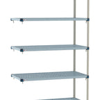Thumbnail image #1 for Metro MetroMax Q MQ-2142G-86-A5 Add-On Polymer Shelving Unit, 5-Tier, 21"D x 42"W x 86"H