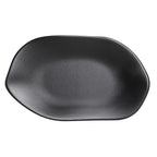 Thumbnail image #1 for Steelite International Delfin, Marisol Black 7000DD022 7-Inch Oval Melamine Platter, Black 1 Dozen