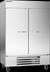 Thumbnail image #5 for Beverage-Air Horizon Series Two-Section Reach-In Refrigerator with Solid Hinged Doors, 46.15 Cu. Ft., Bottom-Mounted Refrigeration