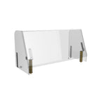 Thumbnail image #1 for Steelite Mogogo, Modular MGCIAN06XBXX High-Profile Acrylic Buffet Breath Guard, 71"W x 29-1/2"D x 35-1/2"H
