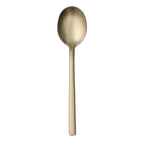 Thumbnail image #1 for Libbey Elexa Satin Or 763 002 Dinner Spoon, 8-1/8", 18/0 Stainless Steel, Satin Champagne Gold Finish