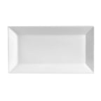 Thumbnail image #1 for CAC China Kingsquare KSE-95 Rectangular Porcelain Platter, Super White, 25 x 12-7/8 x 2-1/4 in Case of 2