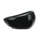 Thumbnail image #2 for Reserve by Libbey - Obsidian PEB-14-O Porcelain Dip Dish, 3 oz, Organic Shape, 3-1/2" x 2"H