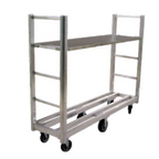 Thumbnail image #1 for New Age 95762 U-Boat Platform Cart, 1,500 lb Capacity, 18" x 52-1/4" x 60", Single Platform