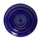 Thumbnail image #1 for Tuxton China Concentrix CCA-090 Ceramic Plate, 9", Round, Wide Rim, Cobalt Case of 2 Dozen