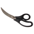 Thumbnail image #1 for Matfer Bourgeat 120817 Poultry Shears, 9-1/4" Stainless Steel Blades, Black ABS Handles, Ambidextrous