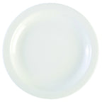 Thumbnail image #1 for Tableware Solutions USA Plain White by Granite 50CCPWD101G White China Plate, 10-3/4 in, Round, Narrow Rim Case of 24