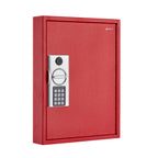 Thumbnail image #1 for Alpine Industries ADI680-60-RED Key Cabinet, 60-Key Capacity, Digital Lock, Steel, Red