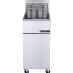 Thumbnail image #1 for Blue Air FSE LLC Blue lava (Blue air) BLF4-NG 50 lb Natural Gas Deep Fryer with Four Tube Burner and Thermostatic Controls