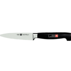Thumbnail image #1 for Zwilling J.A. Henckels Four Star® 1001534 4" Spear Point Paring/Utility Knife, Forged High Carbon Stainless Steel, Black Polypropylene Handle