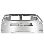 Thumbnail image #1 for Eastern Tabletop 32276B Rectangular All-in-One Chafer Stand, 18/10 Stainless Steel, 23.75 x 16 x 7 in, Carving/Induction/Ice/Grill/Griddle