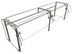 Thumbnail image #2 for Hatco Flav-R-Shield ES90-72 72-Inch 2-Bay Self-Service Tempered Glass Sneeze Guard