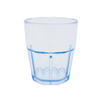 Thumbnail image #1 for CAC China TMLH-9 9 oz Blue Fluted SAN Plastic Tumbler Case of 6 Dozen