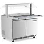 Thumbnail image #1 for USR Brands Coldline CBT-48-CSG Refrigerated Salad Bar, 48"W, 9-Pan Capacity, Stainless Steel