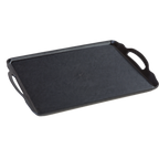 Thumbnail image #1 for Dinex DXRST152003 Rectangular Polycarbonate Room Service Tray, Handled, 15" x 20"