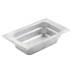 Thumbnail image #1 for TableCraft Products CW352N 1/4 Size Cast Aluminum Food Pan, 2-1/2" Deep, Cold Holding Only