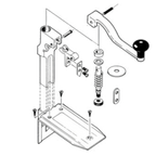Thumbnail image #1 for Alegacy Foodservice Products AL010BP Can Opener Base Plate for AL010 Series