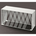 Thumbnail image #2 for Cal-Mil Portland 4103-11-15 Rectangular Buffet Riser, Steel, White, 20-1/4"W x 7"D x 11"H
