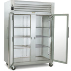 Thumbnail image #1 for Traulsen Spec-Line RHT226WUT-HHG Two-Section Reach-In Display Refrigerator, 40.8 cu. ft., Stainless Steel, Wide Half-Height Glass Doors