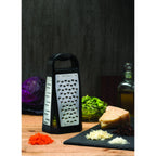 Thumbnail image #2 for Matfer Bourgeat Microplane 186614 Box Grater with Fine, Coarse, Ribbon, Ultra-Coarse & Slicer Blades and Slide-Out Catch Plate