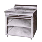 Thumbnail image #1 for Montague Company Legend 36-9E 36" Commercial Gas Range with Three 12" Even-Heat Hot Tops and Open Cabinet Base