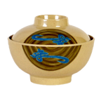 Thumbnail image #1 for Thunder Group Wei 3506J Melamine Bowl with Lid, 10 oz, 4.5" Case of 6 Dozen