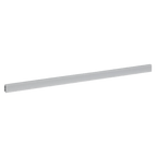 Thumbnail image #1 for Fermod Fermostock 6391091150 Dunnage Rack Rail, 59"W, Anodized Aluminum, Adjustable Composite Feet