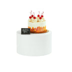Thumbnail image #1 for Cal-Mil 23200-127-15 Round Buffet Riser, 12"D x 7"H, White Metal