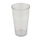 Thumbnail image #1 for G.E.T. Coca Cola 6616-CCL Plastic Coke Tumbler, 16 oz, Clear