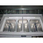 Thumbnail image #2 for Excellence Commercial Products HBG-9HC Gelato Dipping Cabinet, 51-3/4"W, 9 5-Liter Trays, Curved Glass