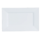 Thumbnail image #1 for Cardinal Square Up by Arcoroc FF196 Porcelain Rectangular Platter, 12.5 x 8 Inches, Wide Rim 1 Dozen