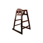 Thumbnail image #1 for G.E.T. HC-100-MOD-TALL-W-1 Hardwood High Chair, Walnut Finish, 3-Point Strap Harness