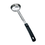 Thumbnail image #1 for Browne USA Foodservice 5757220 Solid Stainless Steel Food Portioner, 2 oz, 10-4/5 in, Black Polypropylene Handle